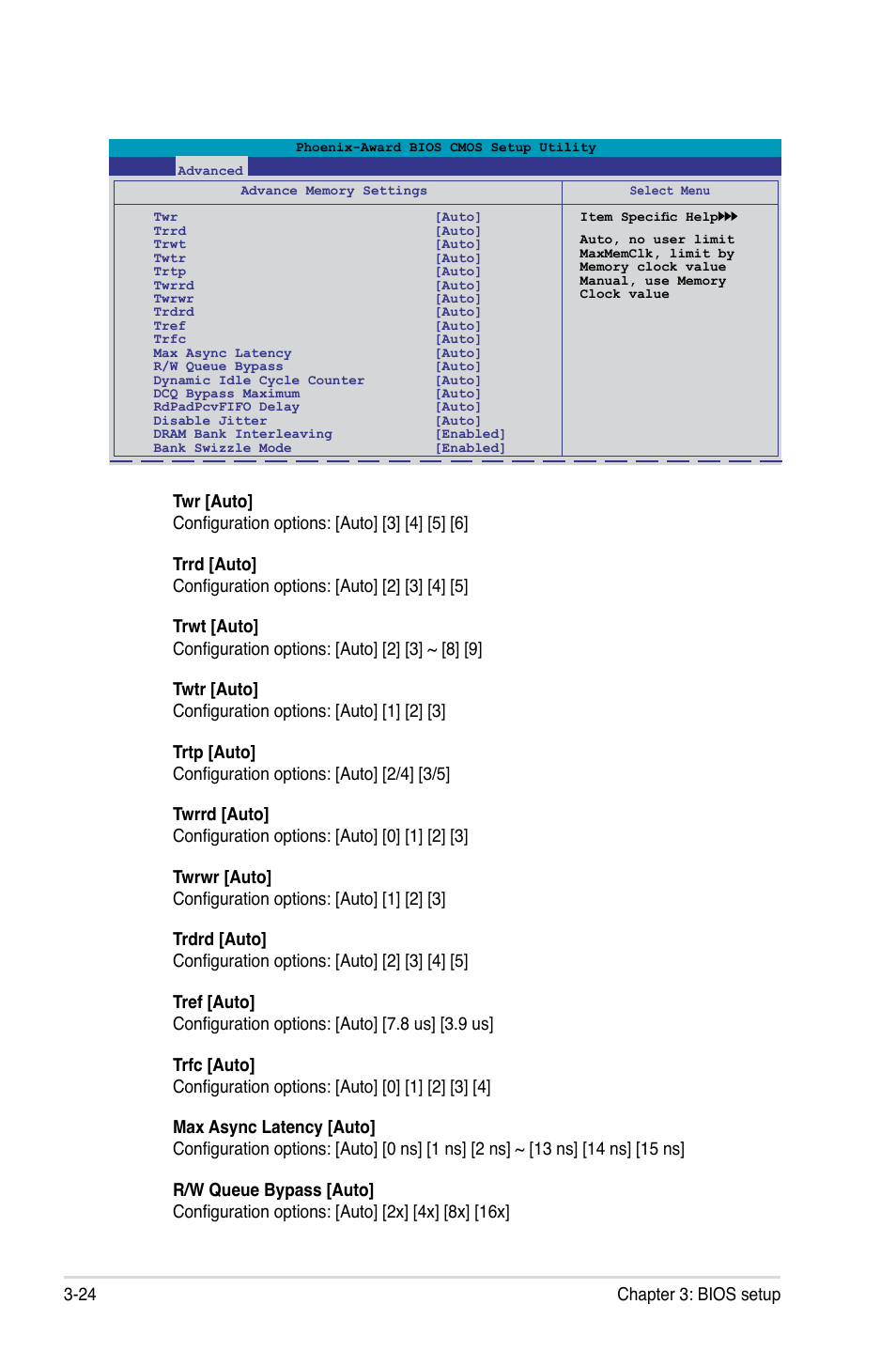 24 chapter 3: bios setup | Asus M3N WS User Manual | Page 92 / 162