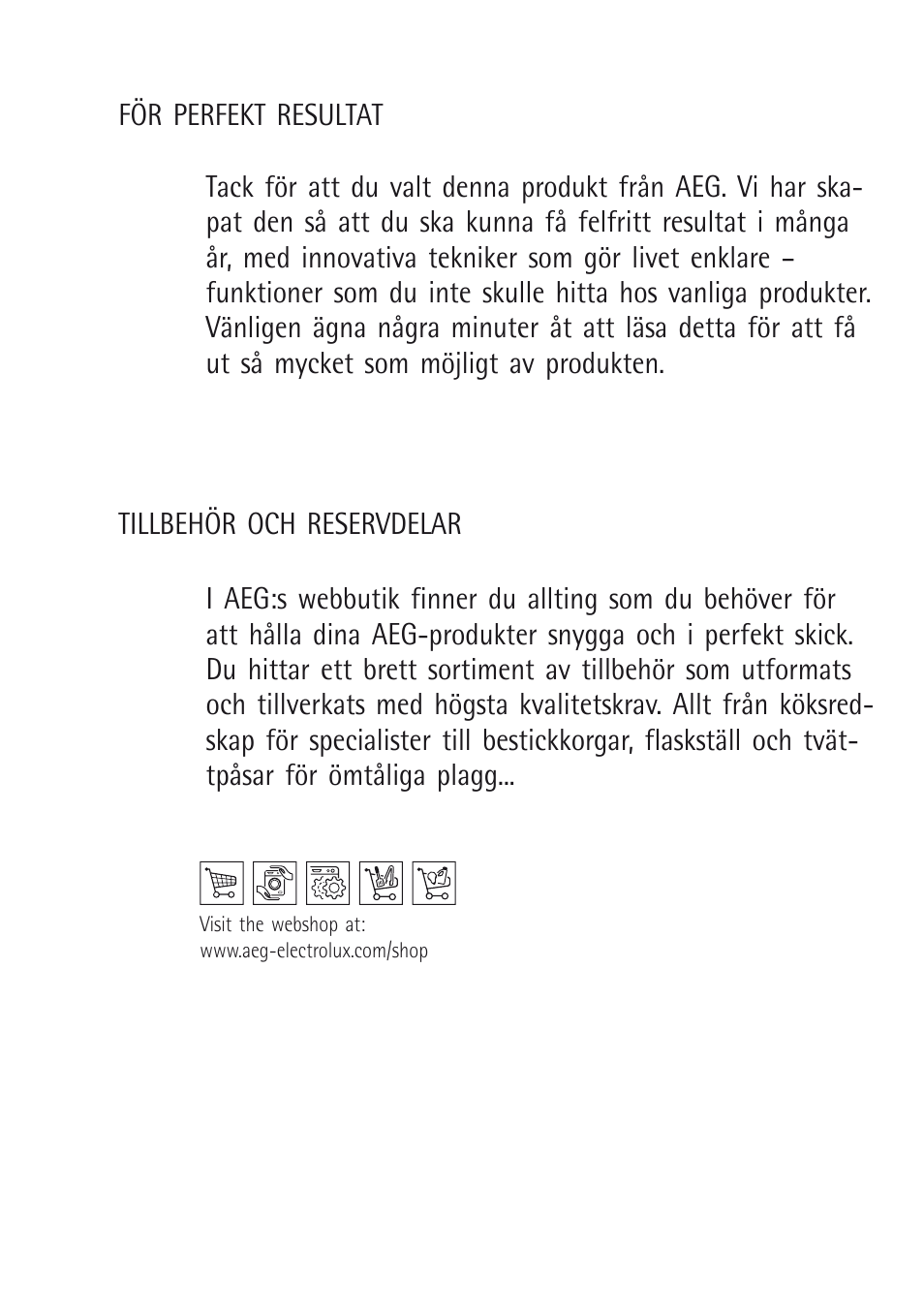AEG X68163BV10 User Manual | Page 13 / 48