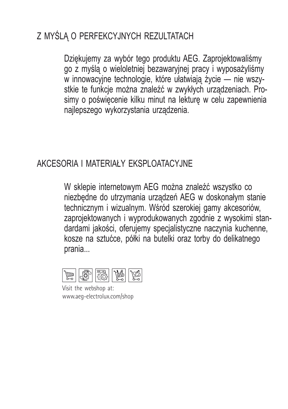 AEG X68163BV10 User Manual | Page 19 / 48