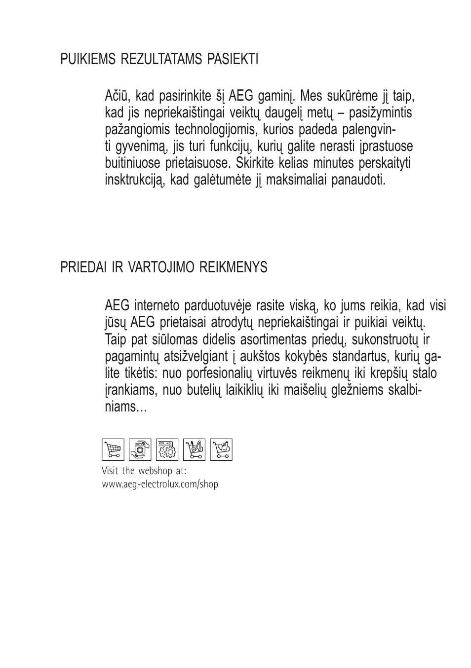 AEG X68163BV10 User Manual | Page 25 / 48