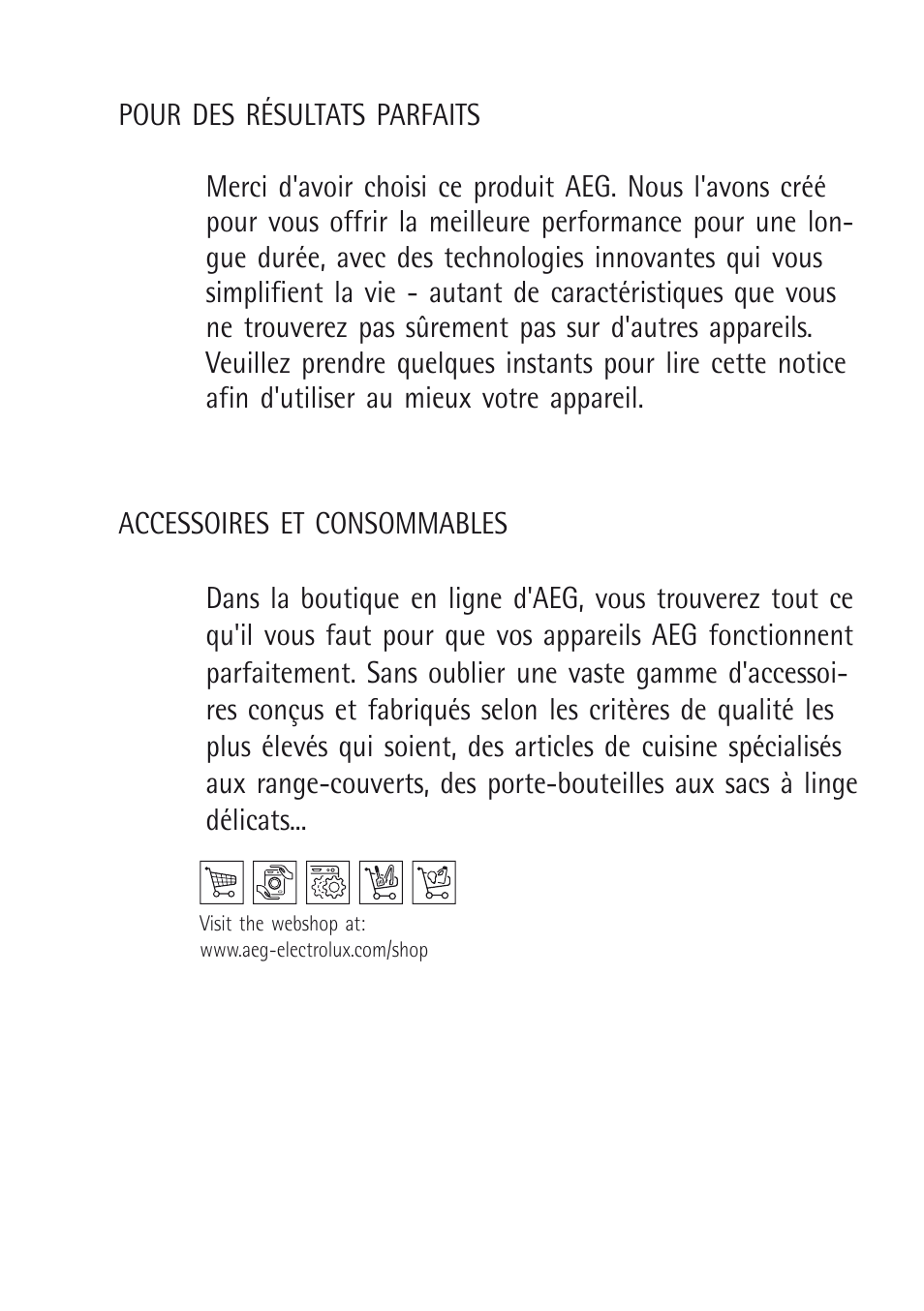 AEG X68163BV10 User Manual | Page 5 / 48