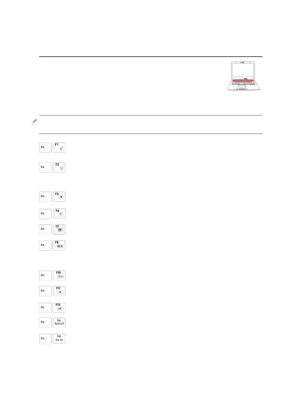 Special keyboard functions, Colored hot keys | Asus E2160 User Manual | Page 29 / 74