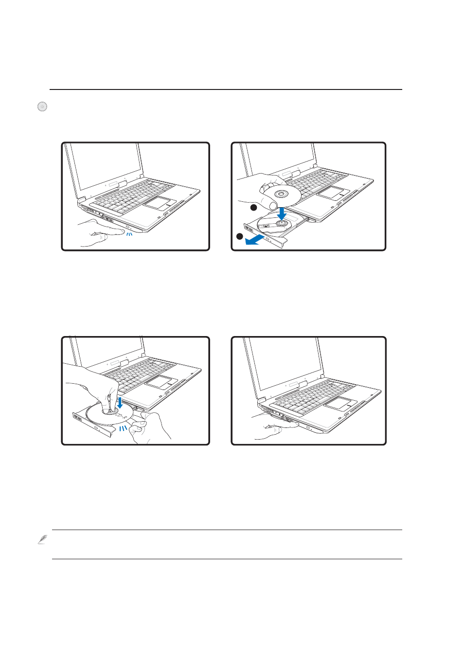 Optical drive | Asus E2160 User Manual | Page 42 / 74