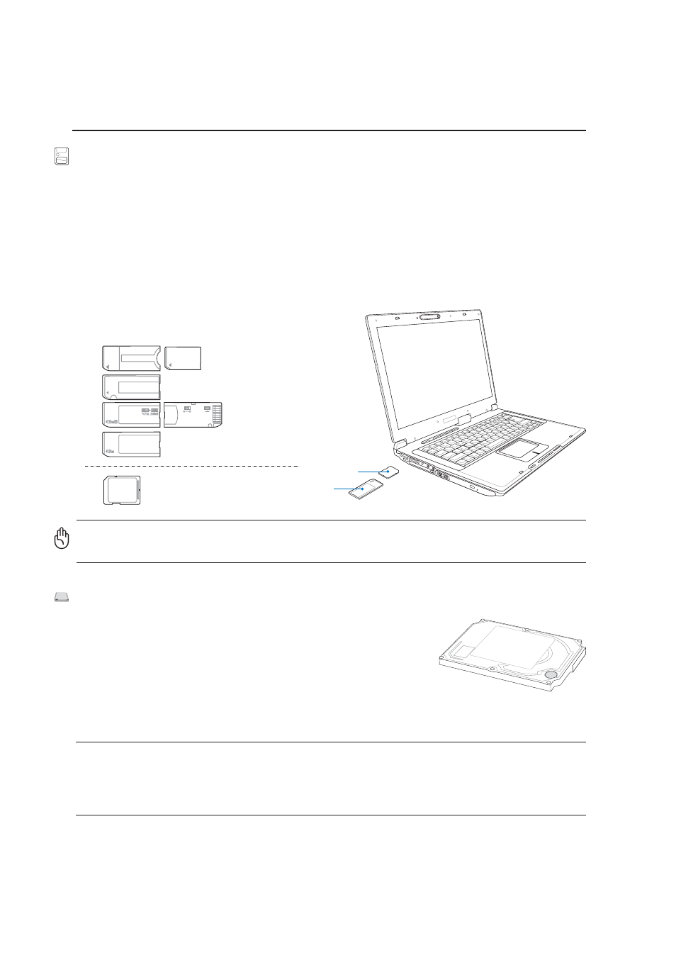 Hard disk drive | Asus E2160 User Manual | Page 44 / 74