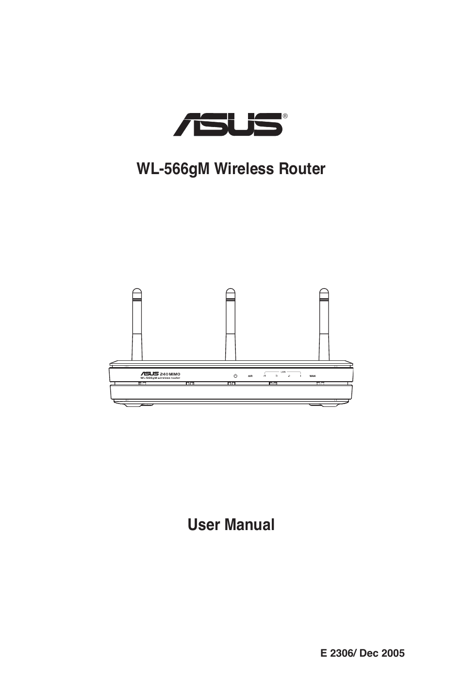 Asus WL-566GM User Manual | 25 pages