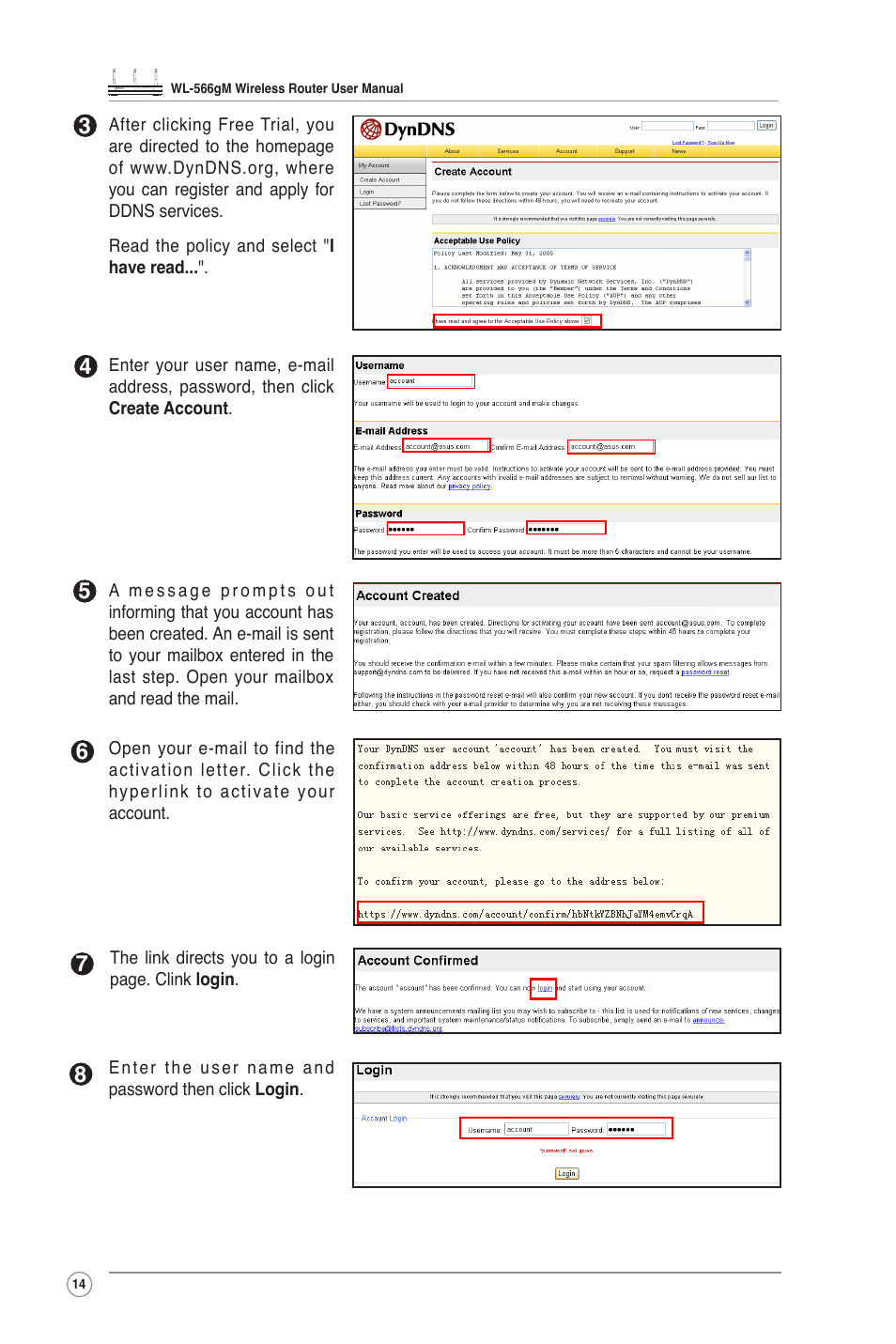 Asus WL-566GM User Manual | Page 14 / 25