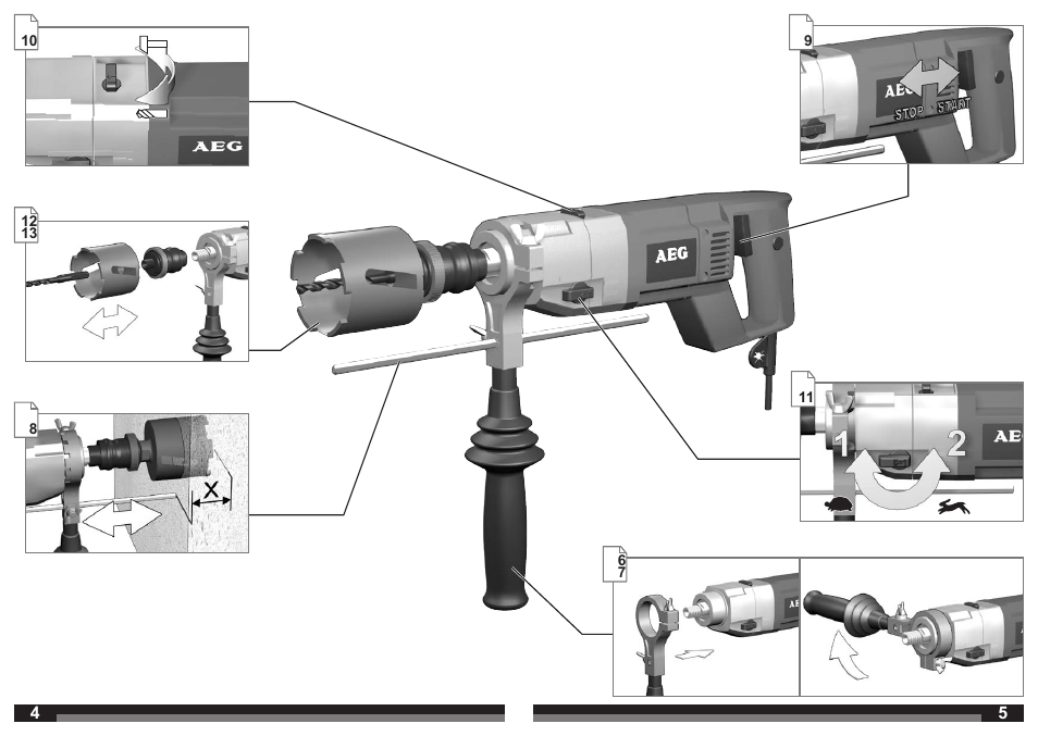 AEG DB 1500-2 XE User Manual | Page 3 / 35