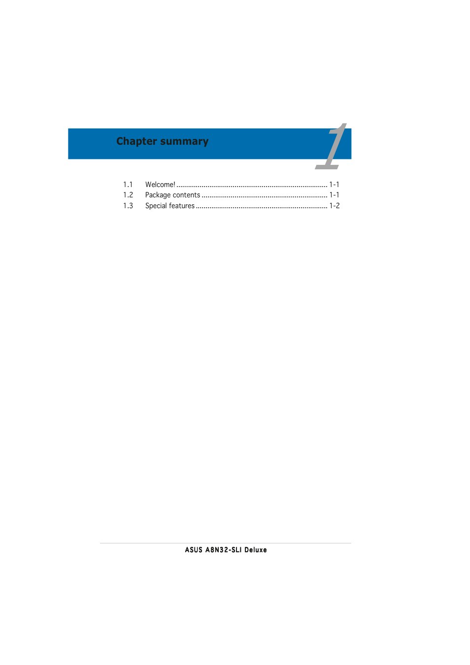 Asus A8N32-SLI User Manual | Page 16 / 164