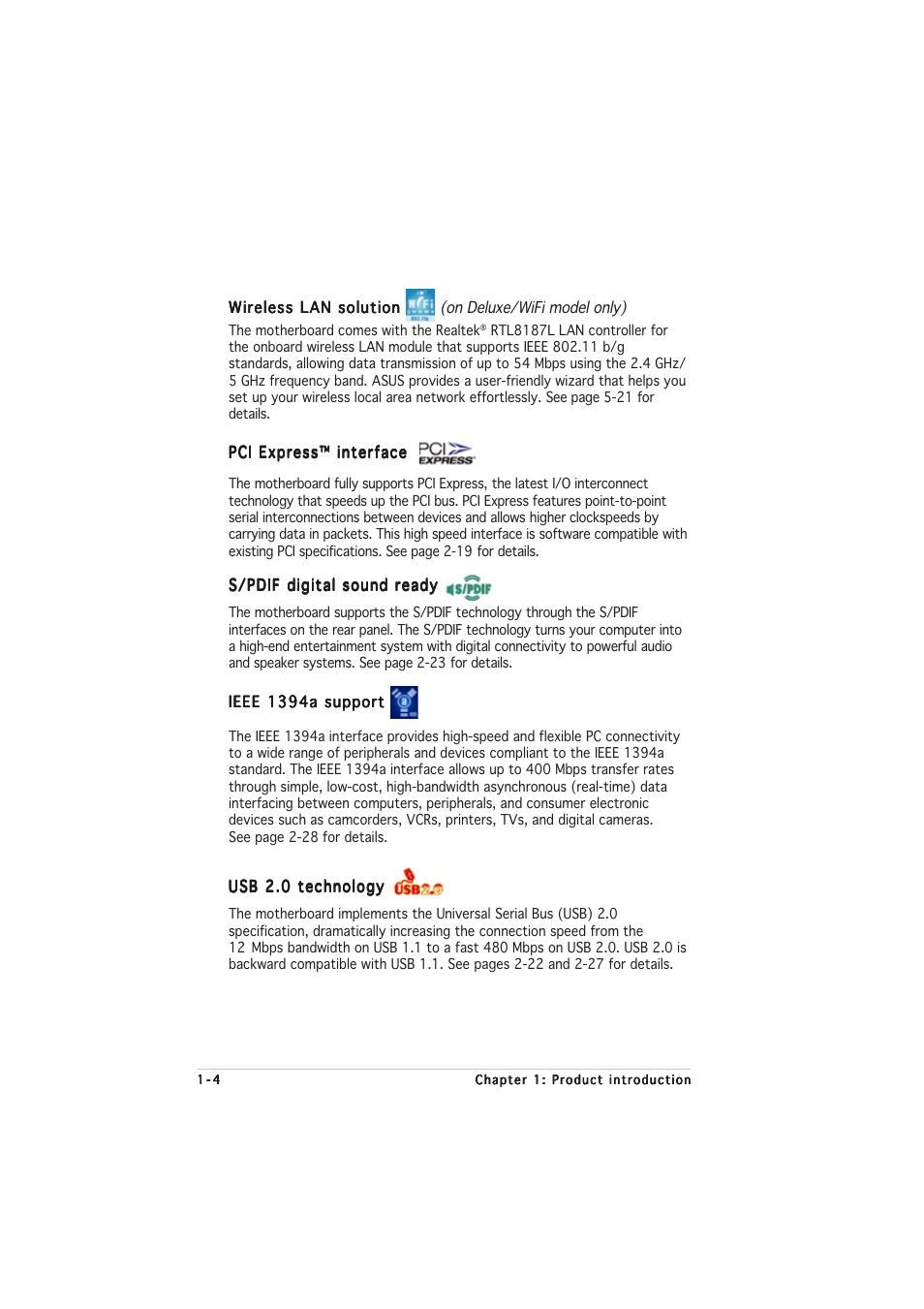 Asus A8N32-SLI User Manual | Page 20 / 164