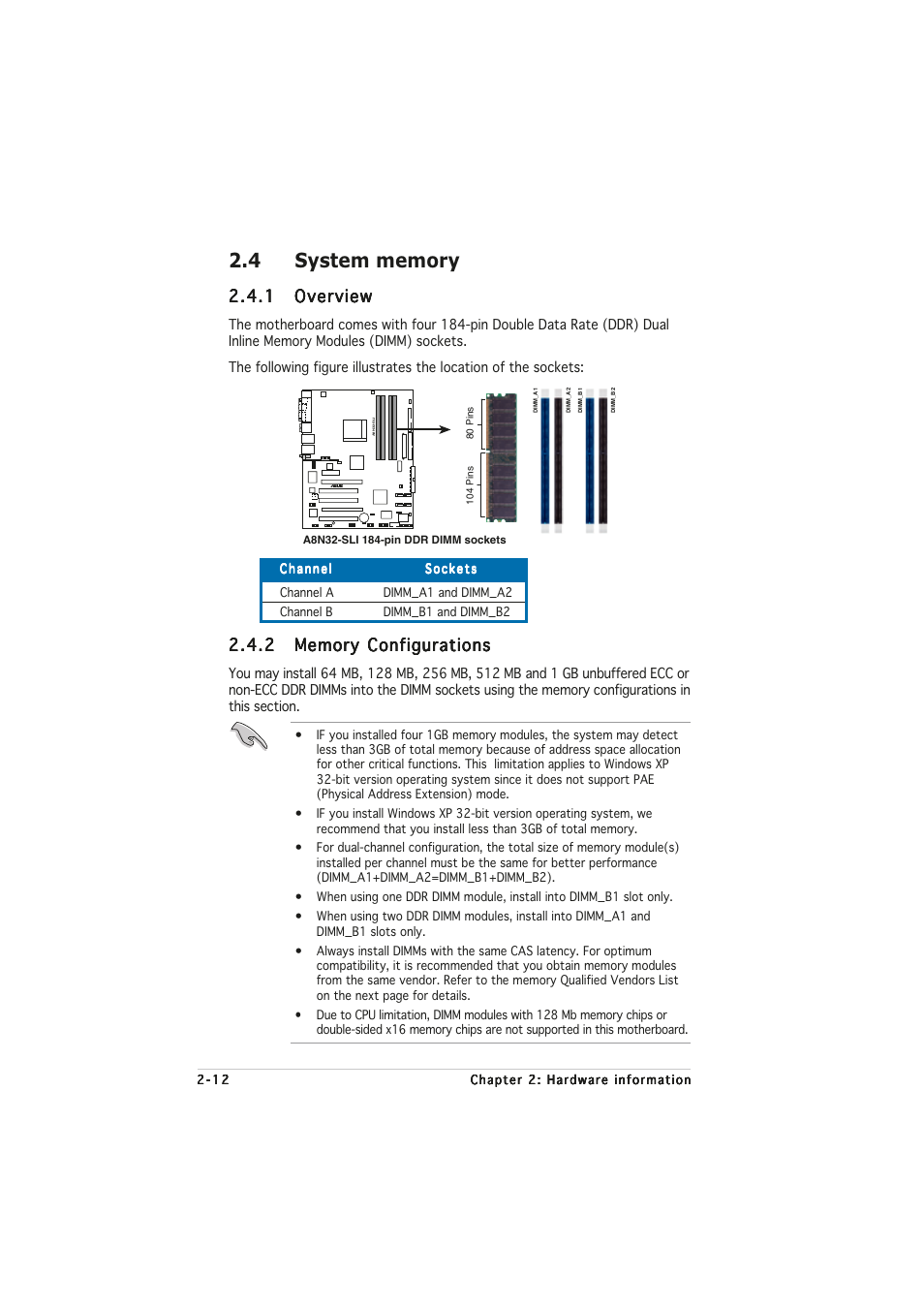 1 overview overview overview overview overview | Asus A8N32-SLI User Manual | Page 38 / 164