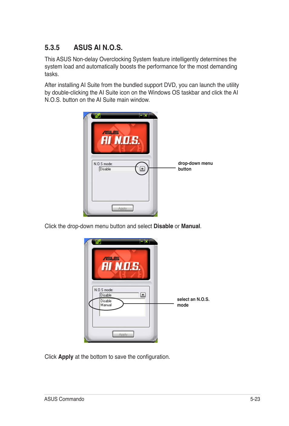 5 asus ai n.o.s | Asus E2938 User Manual | Page 133 / 154