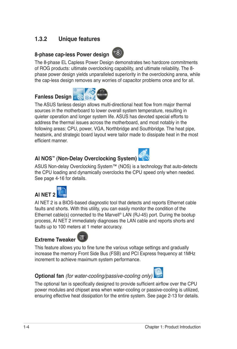 2 unique features | Asus E2938 User Manual | Page 20 / 154