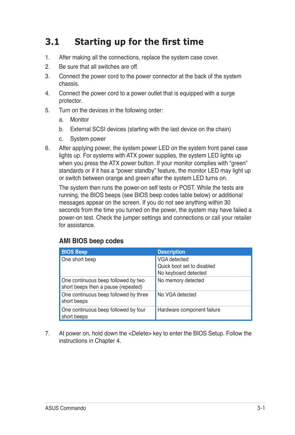 1 starting up for the first time | Asus E2938 User Manual | Page 65 / 154