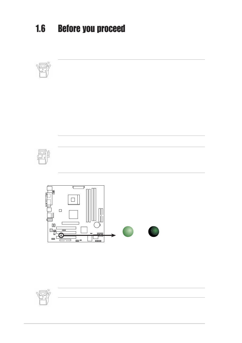 6 before you proceed, 8 chapter 1: product introduction | Asus P4S533-MX User Manual | Page 18 / 64