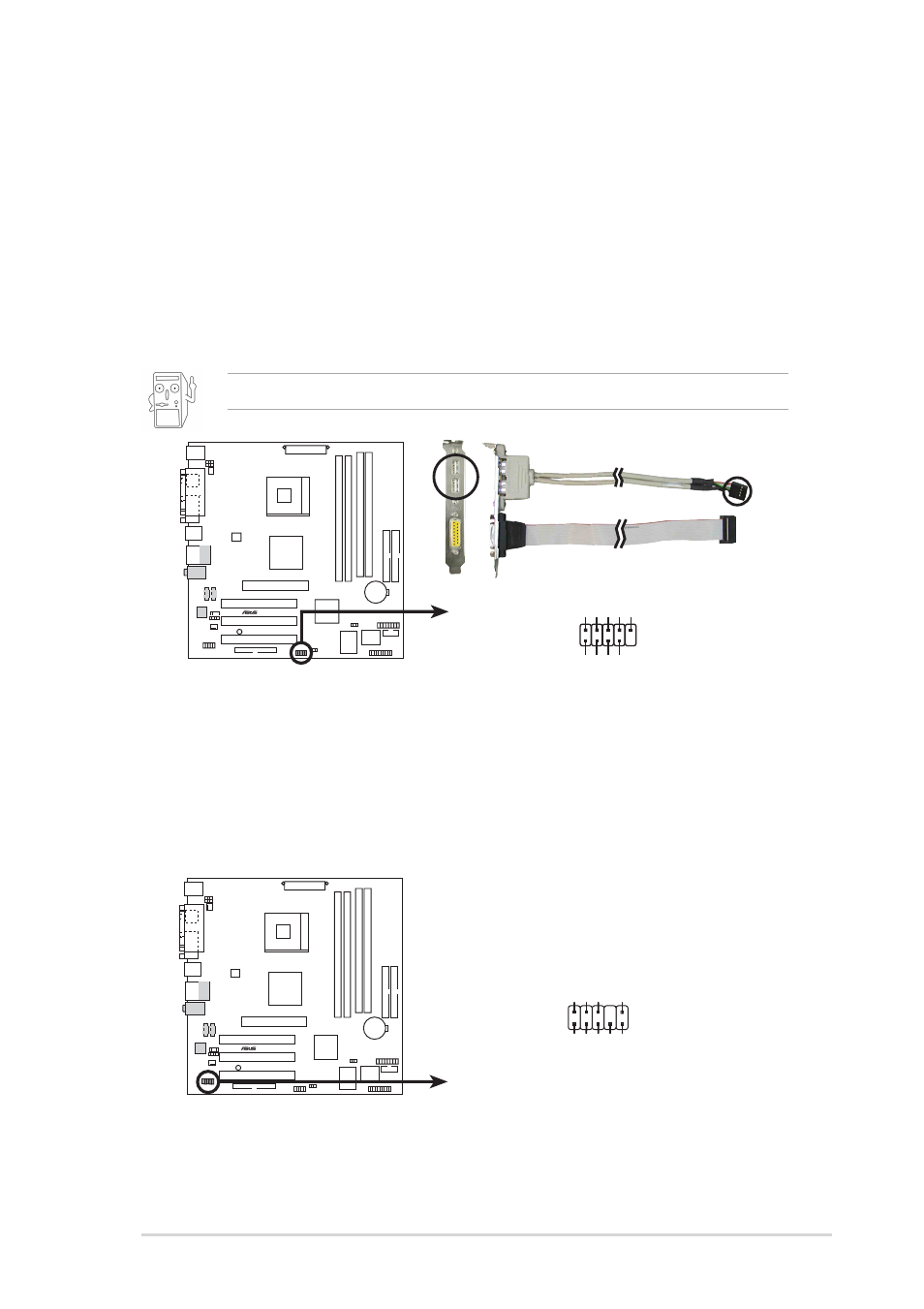 The usb/game module is purchased separately, Usb56 | Asus P4S533-MX User Manual | Page 29 / 64