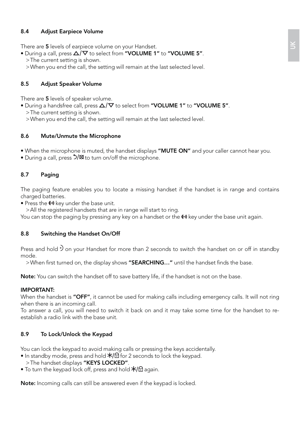 AEG Eclipse 10 User Manual | Page 11 / 34