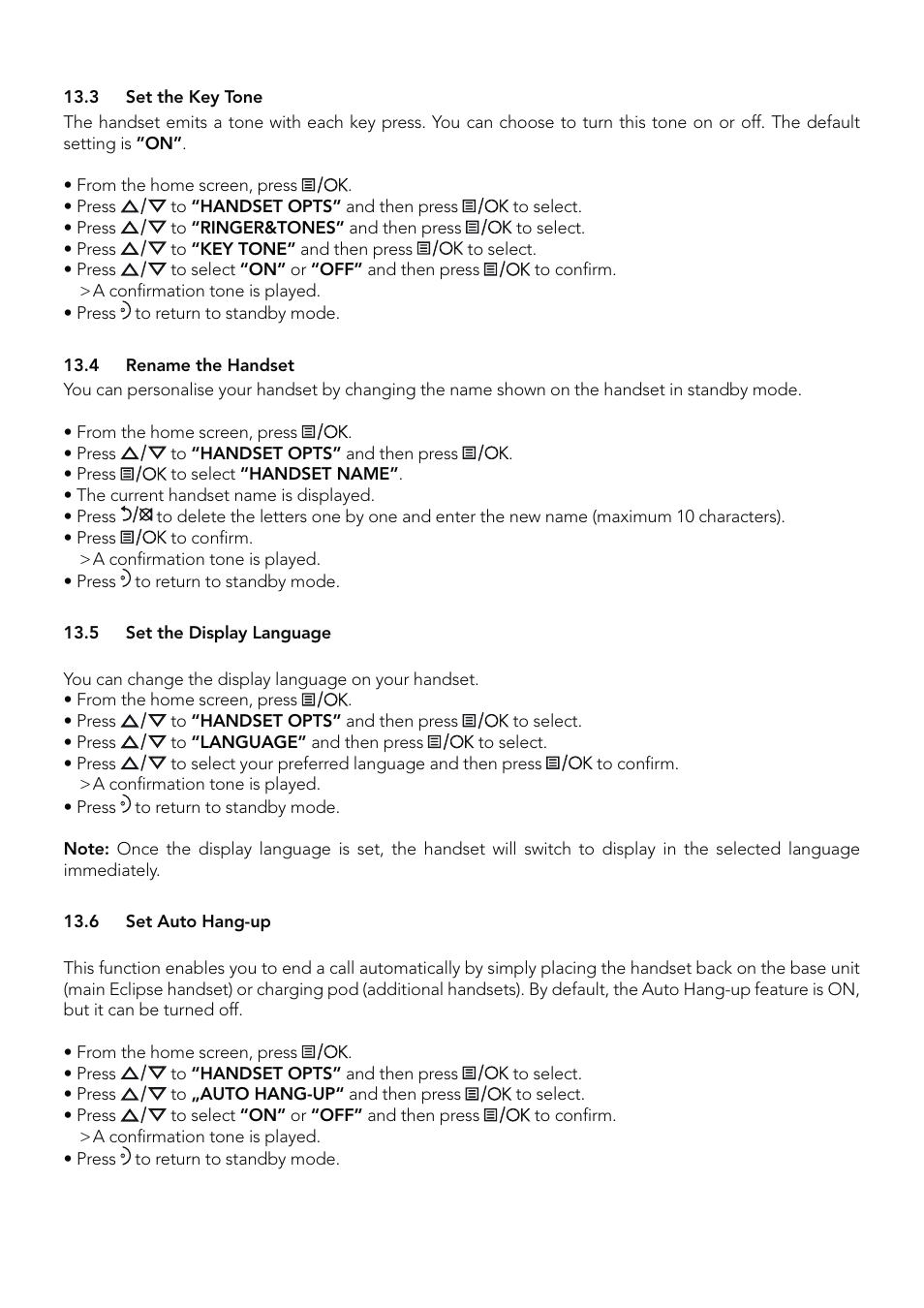 AEG Eclipse 10 User Manual | Page 20 / 34