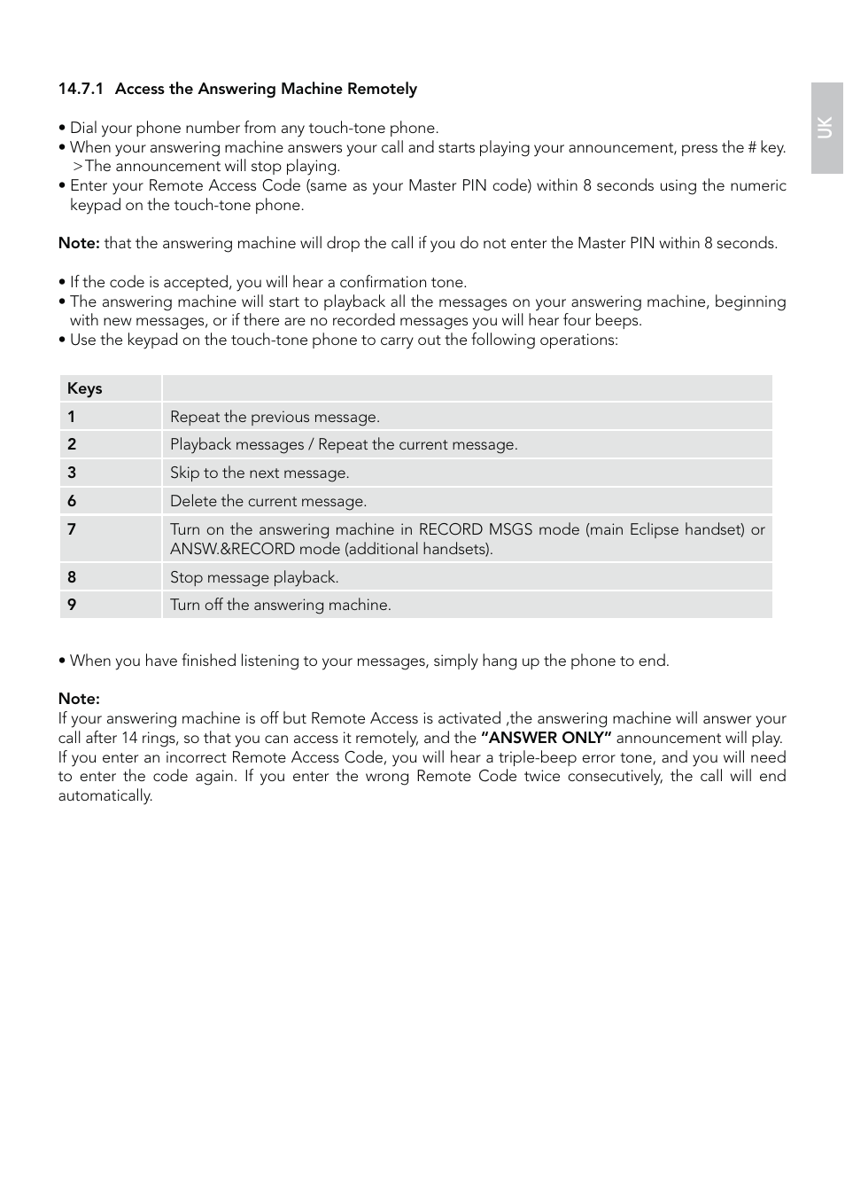 AEG Eclipse 10 User Manual | Page 27 / 34