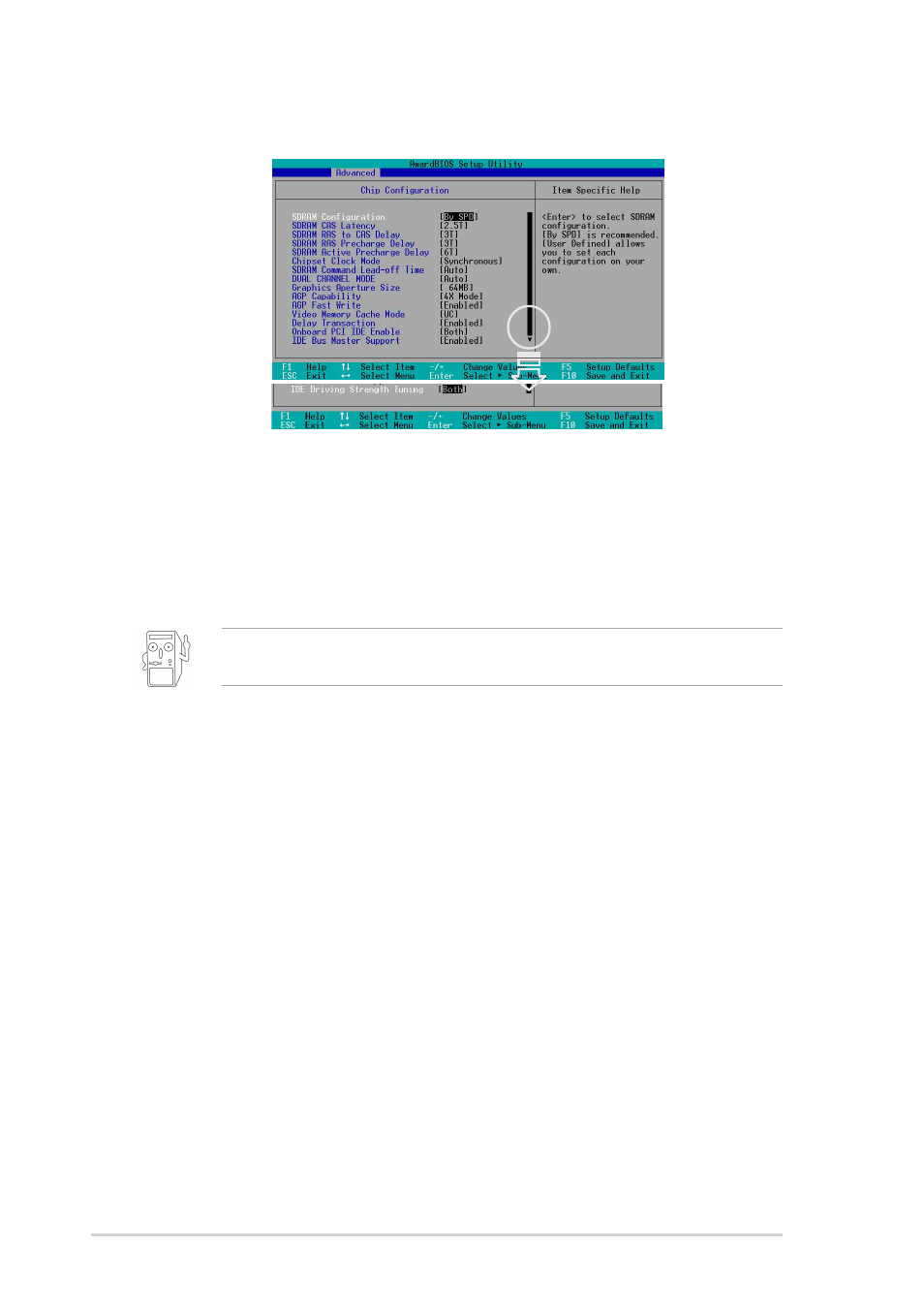 1 chip configuration | Asus P4SDX User Manual | Page 48 / 64