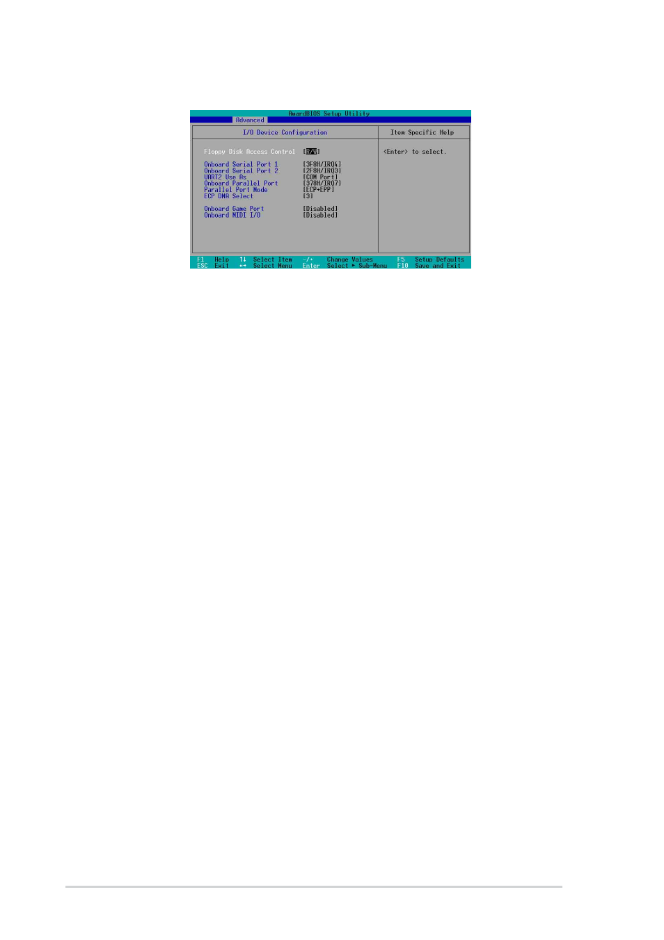 2 i/o device configuration | Asus P4SDX User Manual | Page 50 / 64