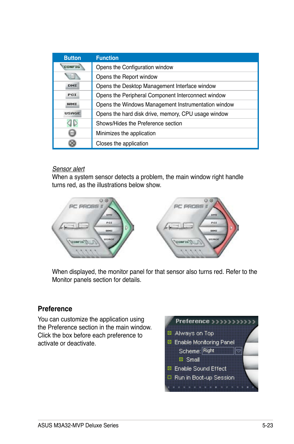 Preference | Asus DELUXE SERIES M3A32-MVP User Manual | Page 135 / 176