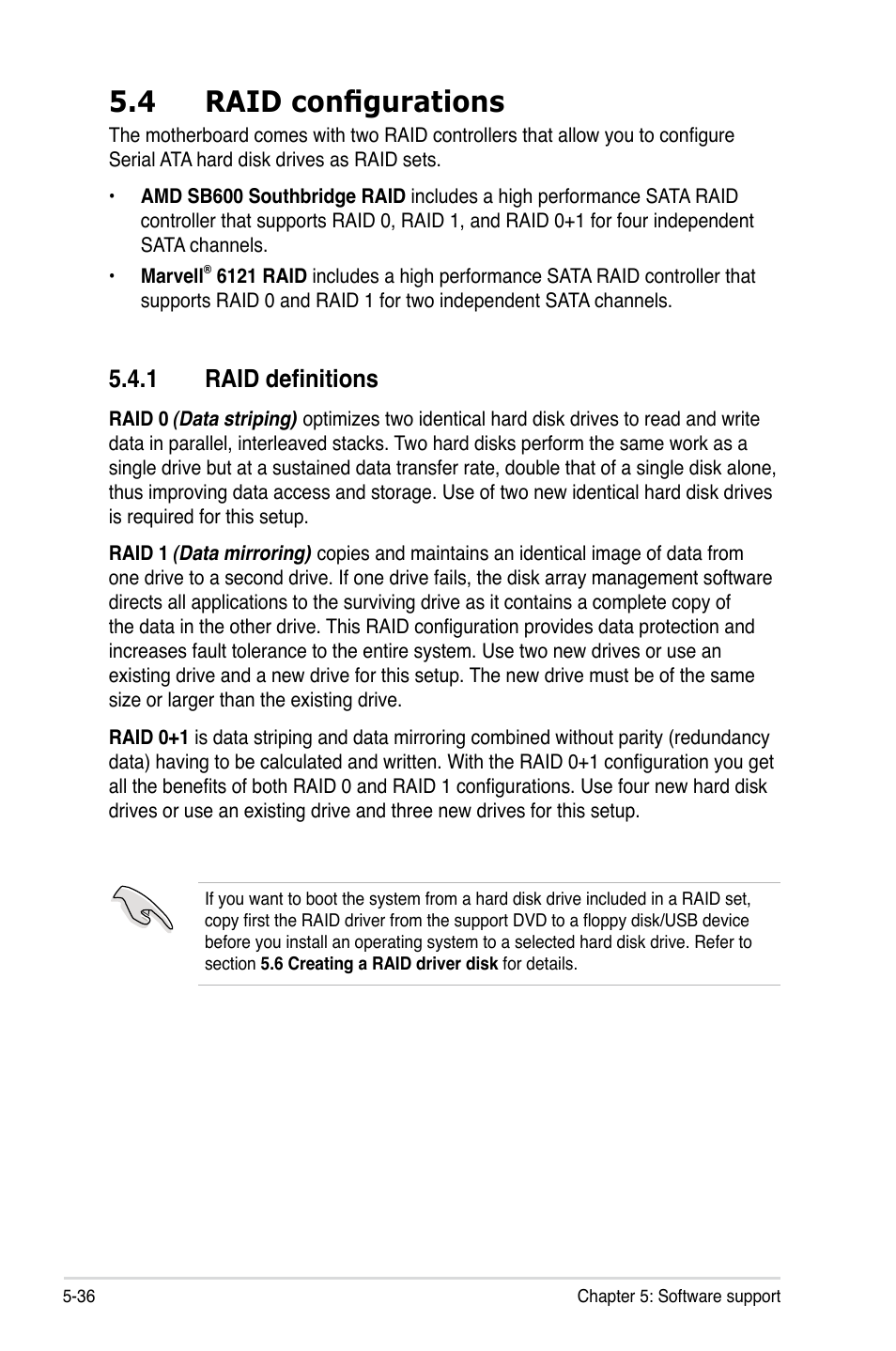 4 raid configurations, 1 raid definitions | Asus DELUXE SERIES M3A32-MVP User Manual | Page 148 / 176