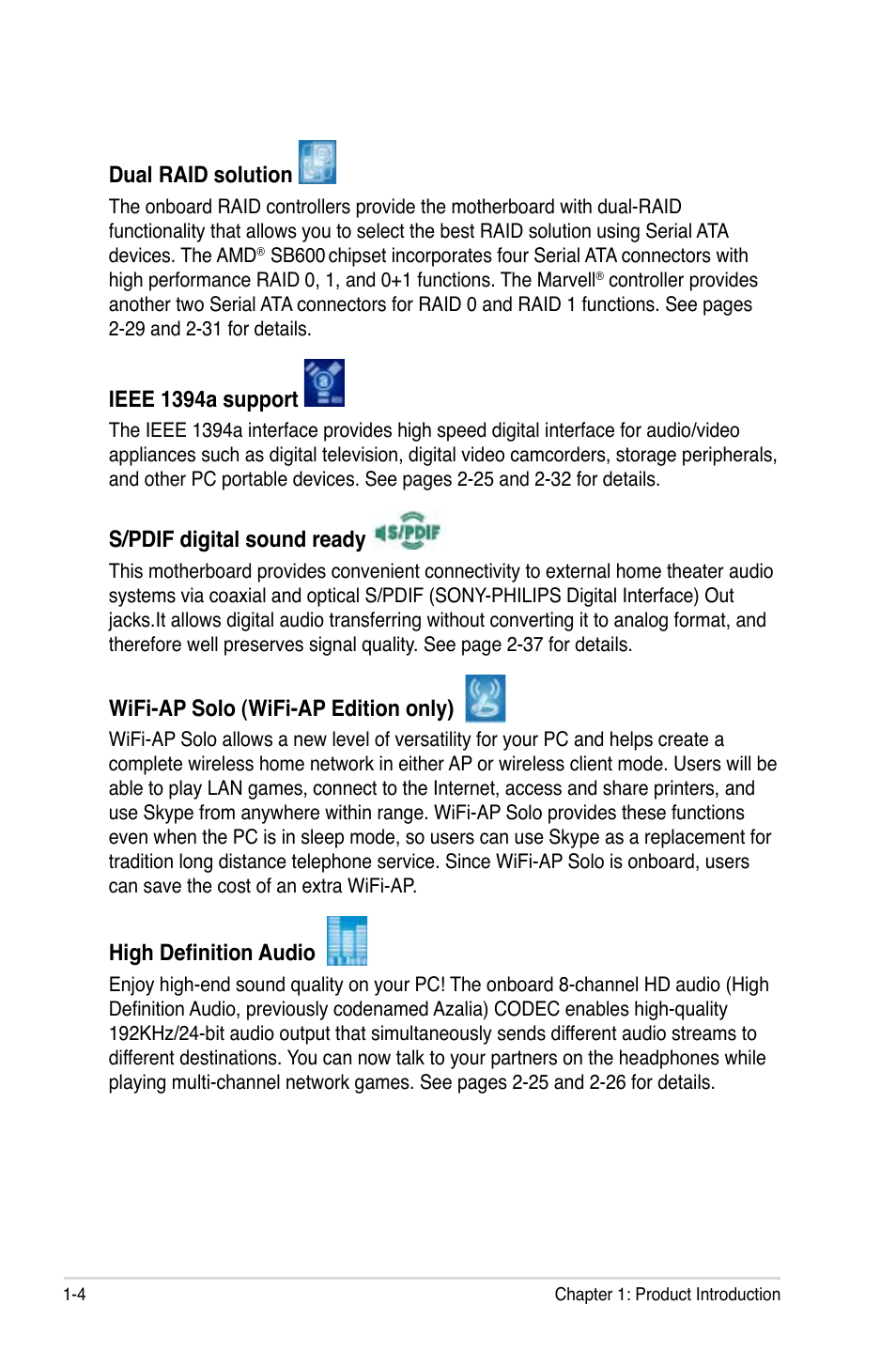 Asus DELUXE SERIES M3A32-MVP User Manual | Page 20 / 176