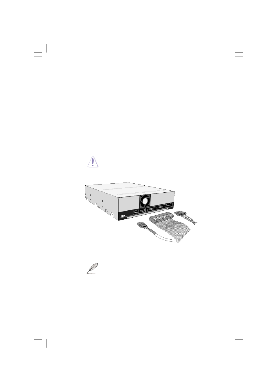 Connecting the drive cables | Asus DVD-R/RW Drive DVR-104 User Manual | Page 18 / 24