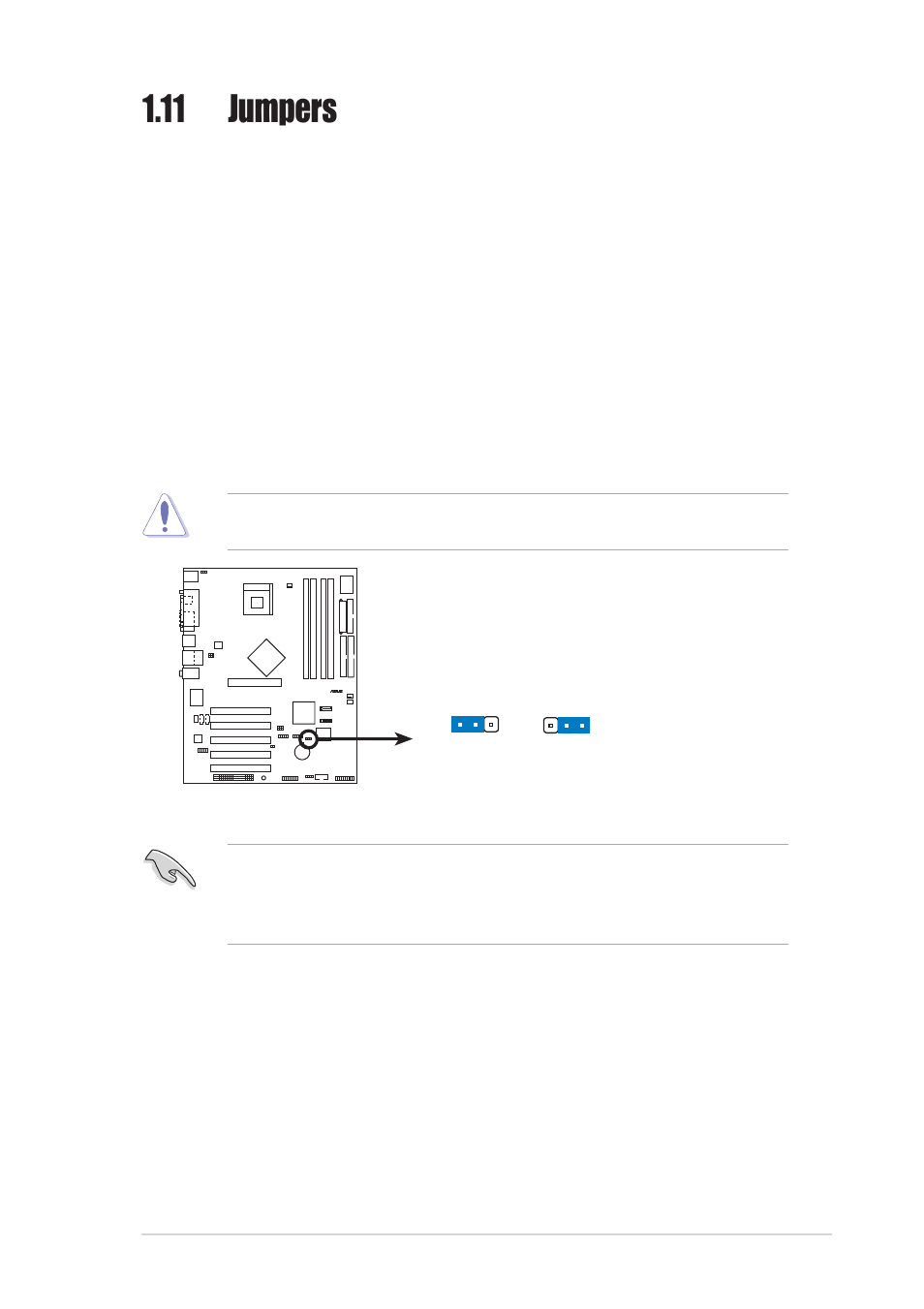 11 jumpers | Asus P4P8X User Manual | Page 29 / 84