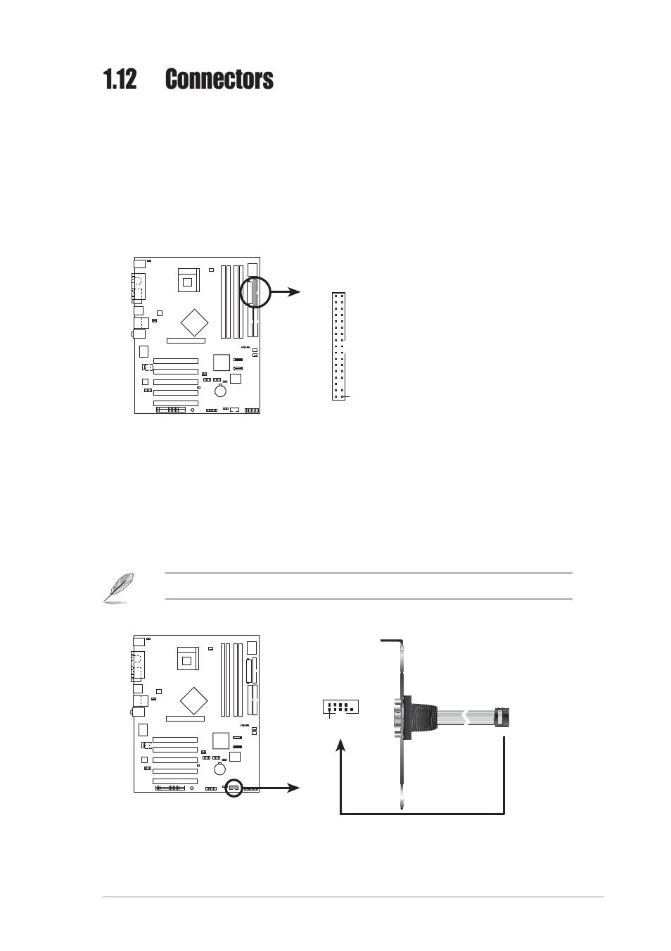 12 connectors | Asus P4P8X User Manual | Page 31 / 84