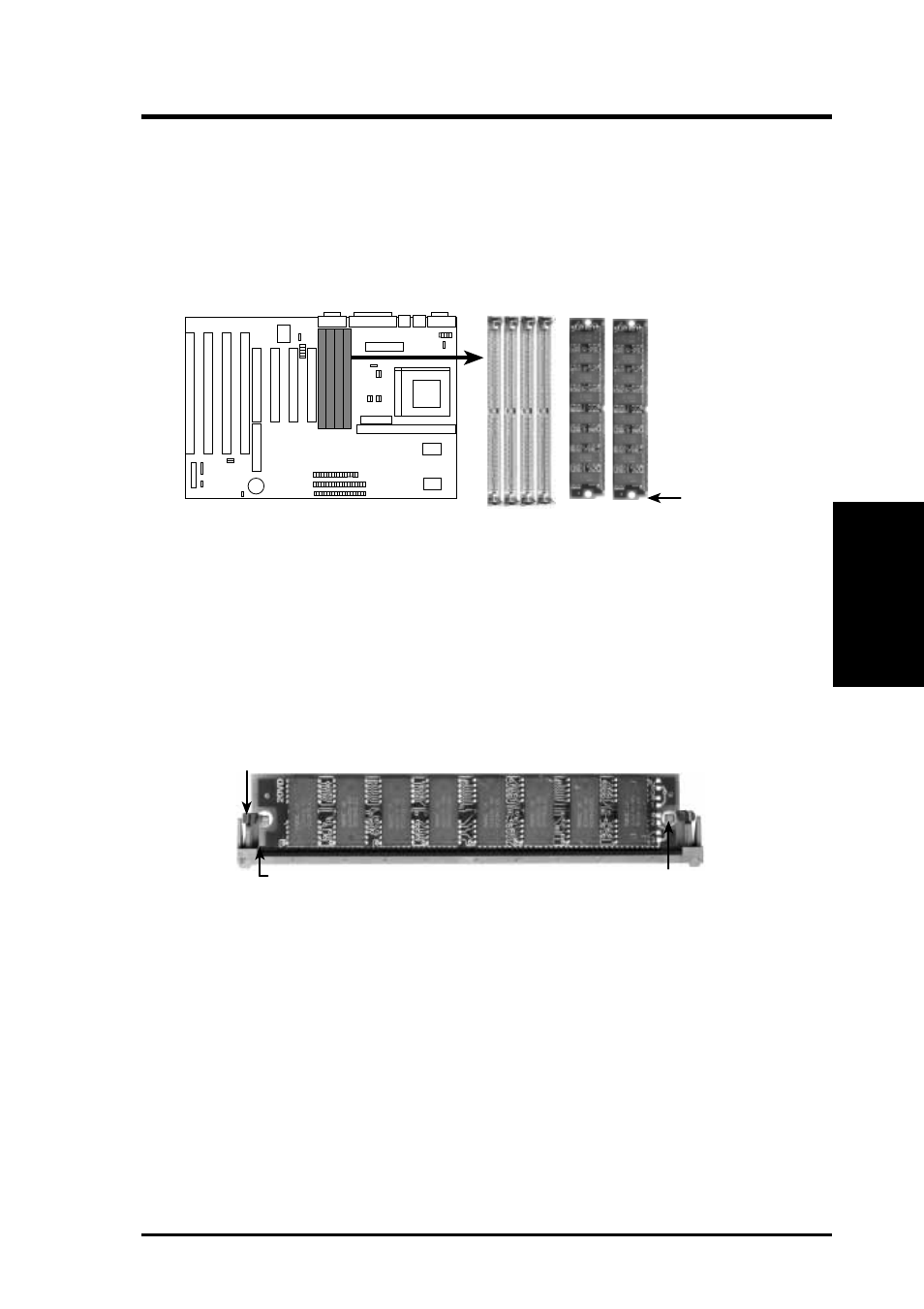 Iii. installation, 72 pin dram in simm socket | Asus P/I-XP55T2P4 User Manual | Page 19 / 64