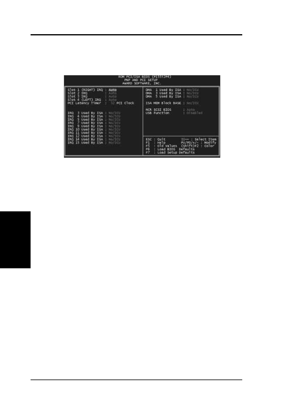 Iv. bios software, Pnp and pci setup | Asus P/I-XP55T2P4 User Manual | Page 48 / 64