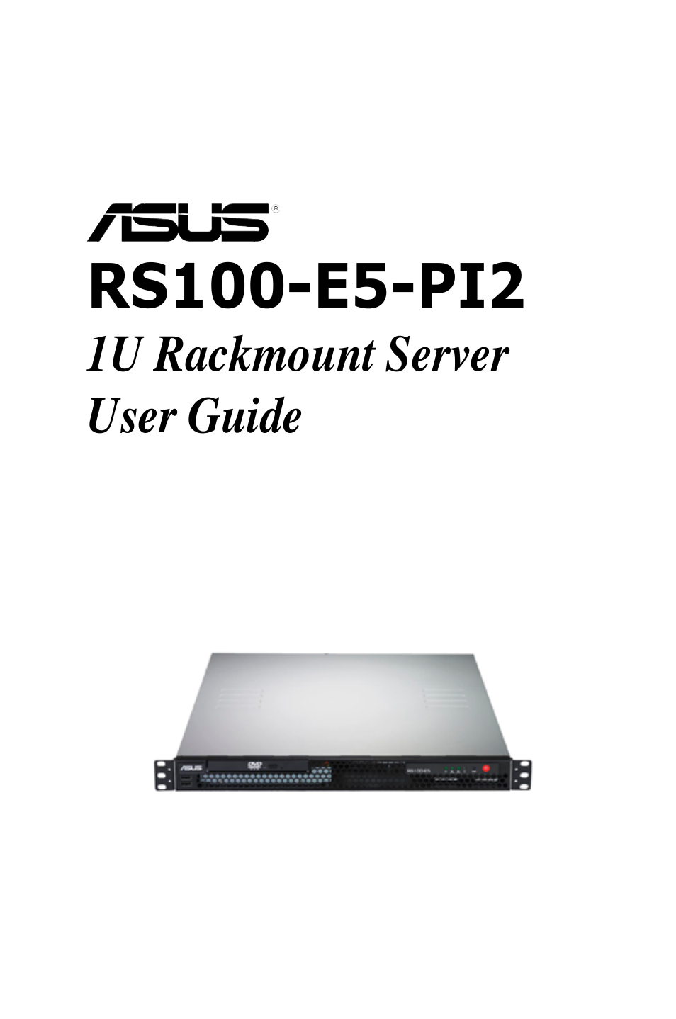 Asus RS100-E5-PI2 User Manual | 148 pages