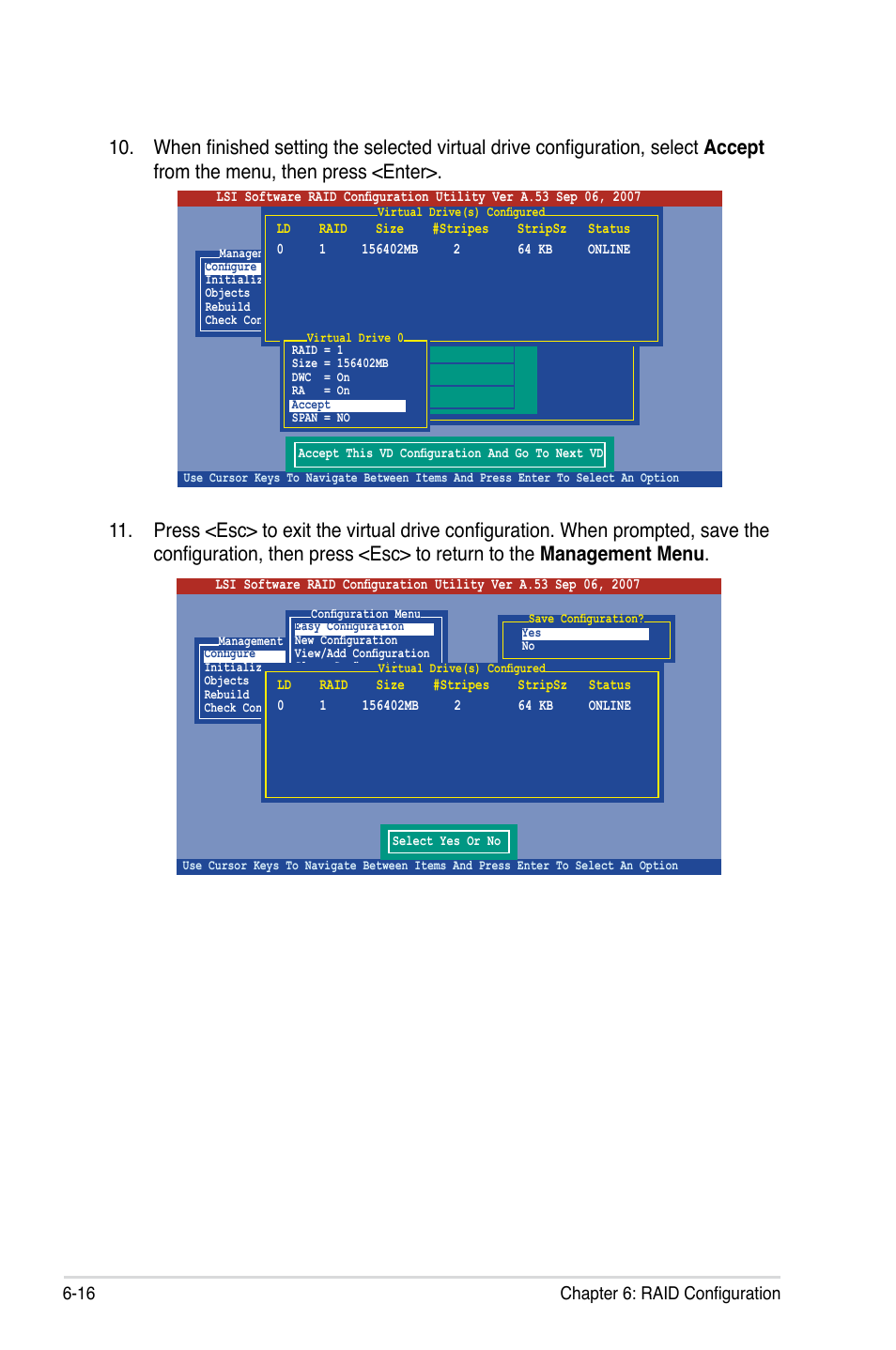 16 chapter 6: raid configuration | Asus RS100-E5-PI2 User Manual | Page 110 / 148