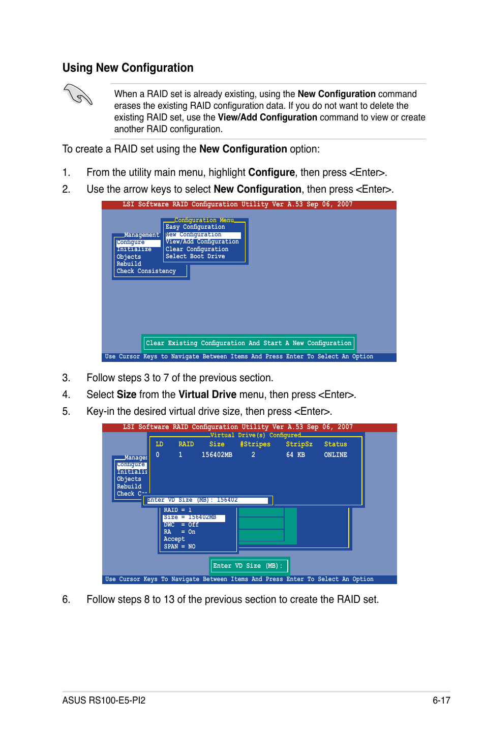 Using new configuration | Asus RS100-E5-PI2 User Manual | Page 111 / 148