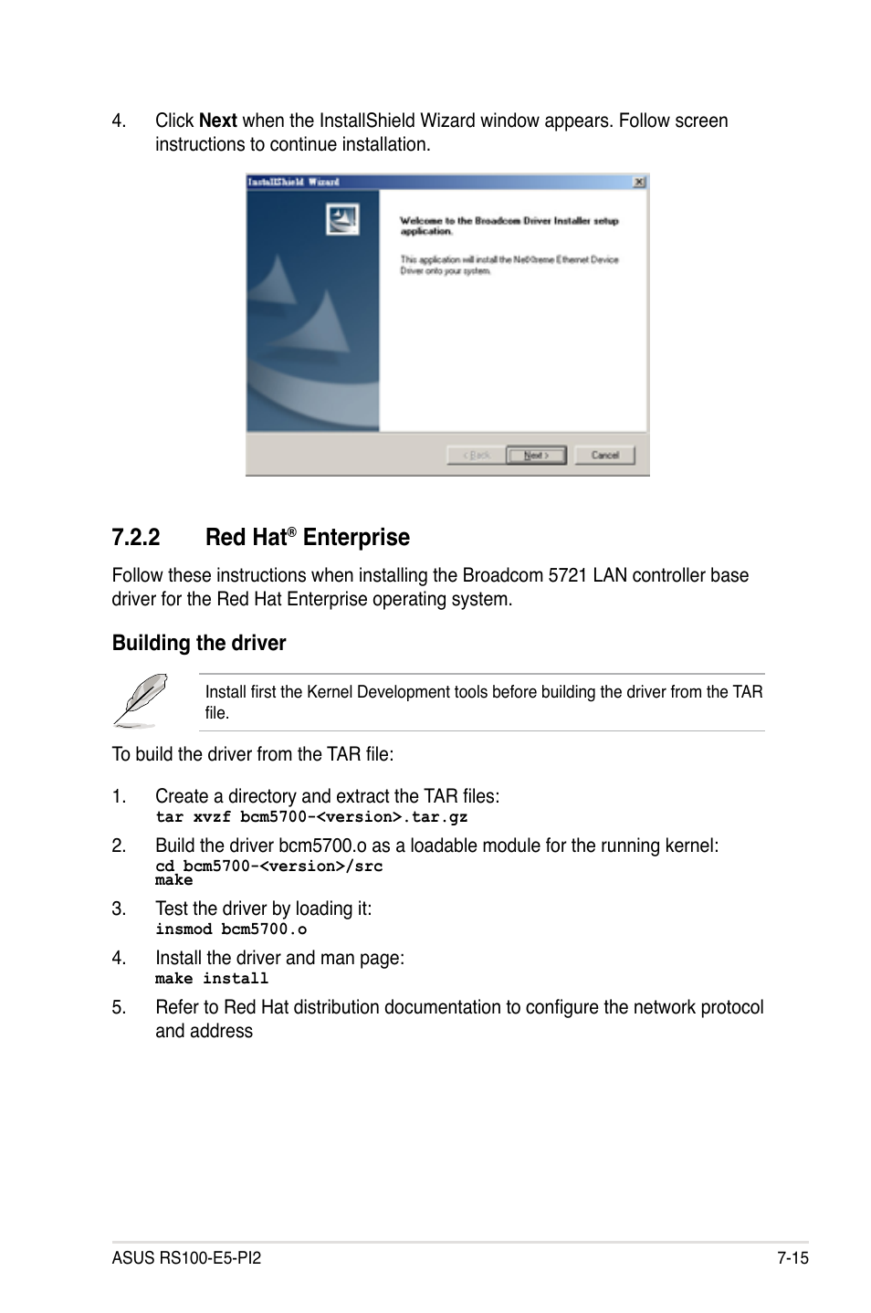 2 red hat® enterprise, Red hat, Enterprise -15 | 2 red hat, Enterprise | Asus RS100-E5-PI2 User Manual | Page 139 / 148