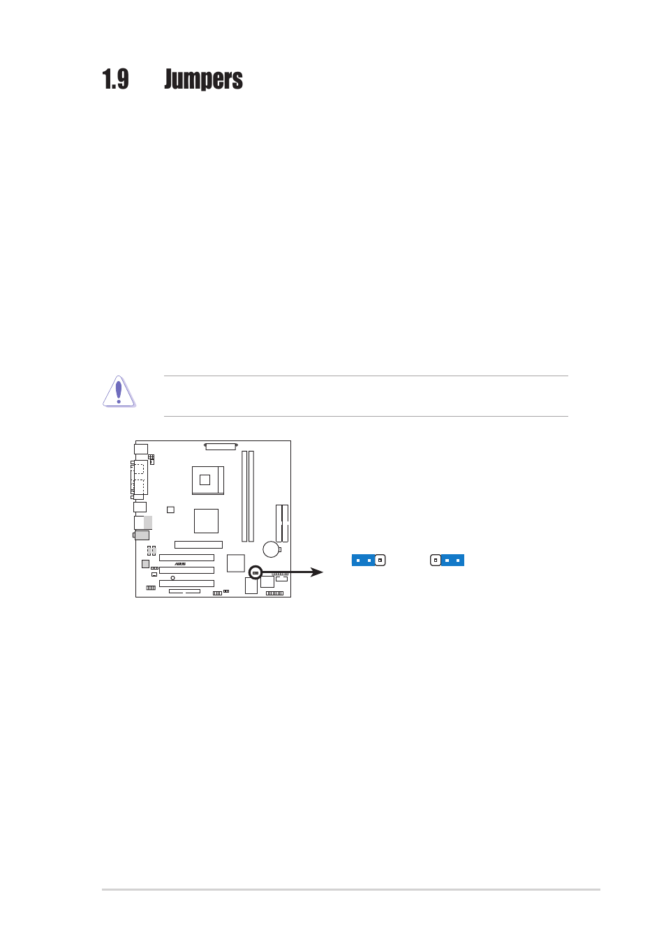 9 jumpers | Asus P4SP-MX SE User Manual | Page 23 / 64