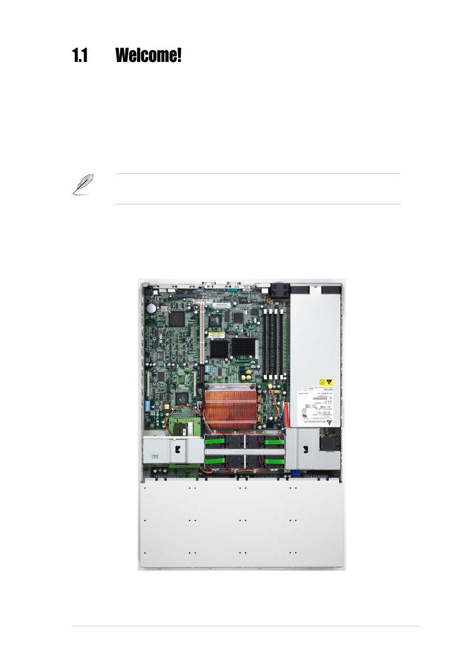 1 welcome | Asus Motherboard NR-LSR User Manual | Page 15 / 106