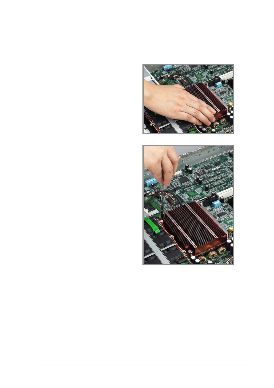 3 installing the heatsink | Asus Motherboard NR-LSR User Manual | Page 33 / 106