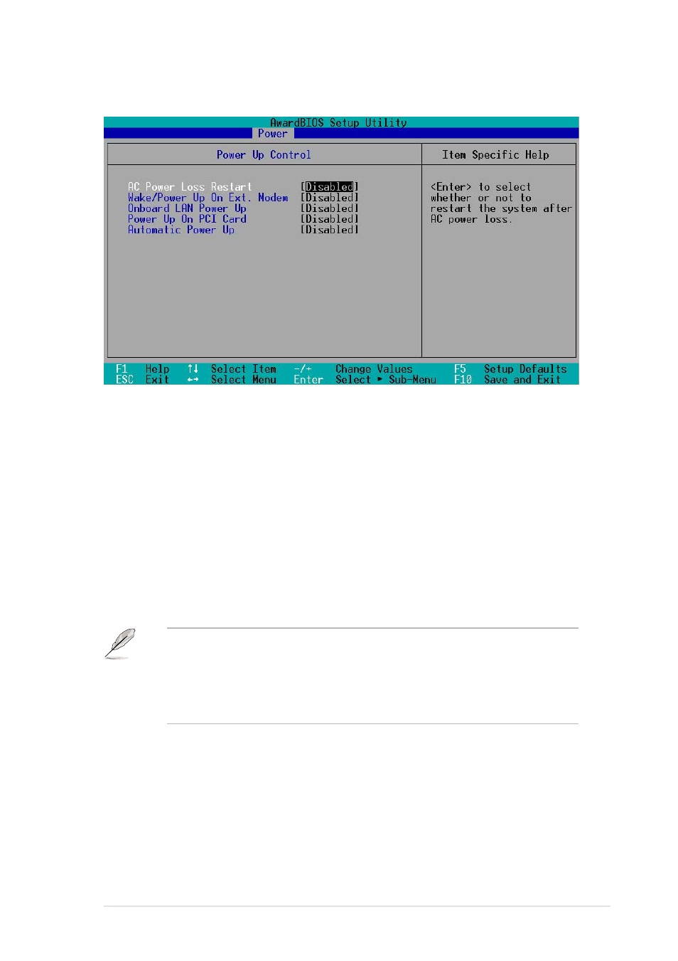 1 power up control | Asus Motherboard NR-LSR User Manual | Page 75 / 106