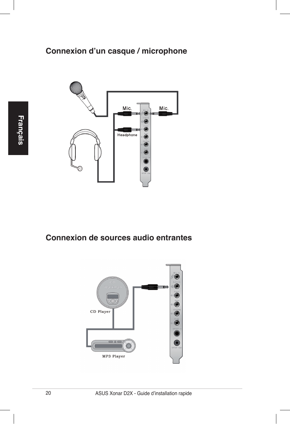 Asus Audio Card Xonar D2X User Manual | Page 20 / 70