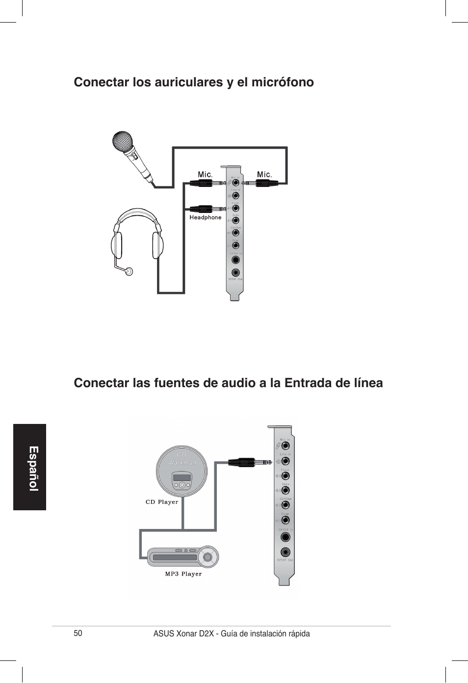 Asus Audio Card Xonar D2X User Manual | Page 50 / 70