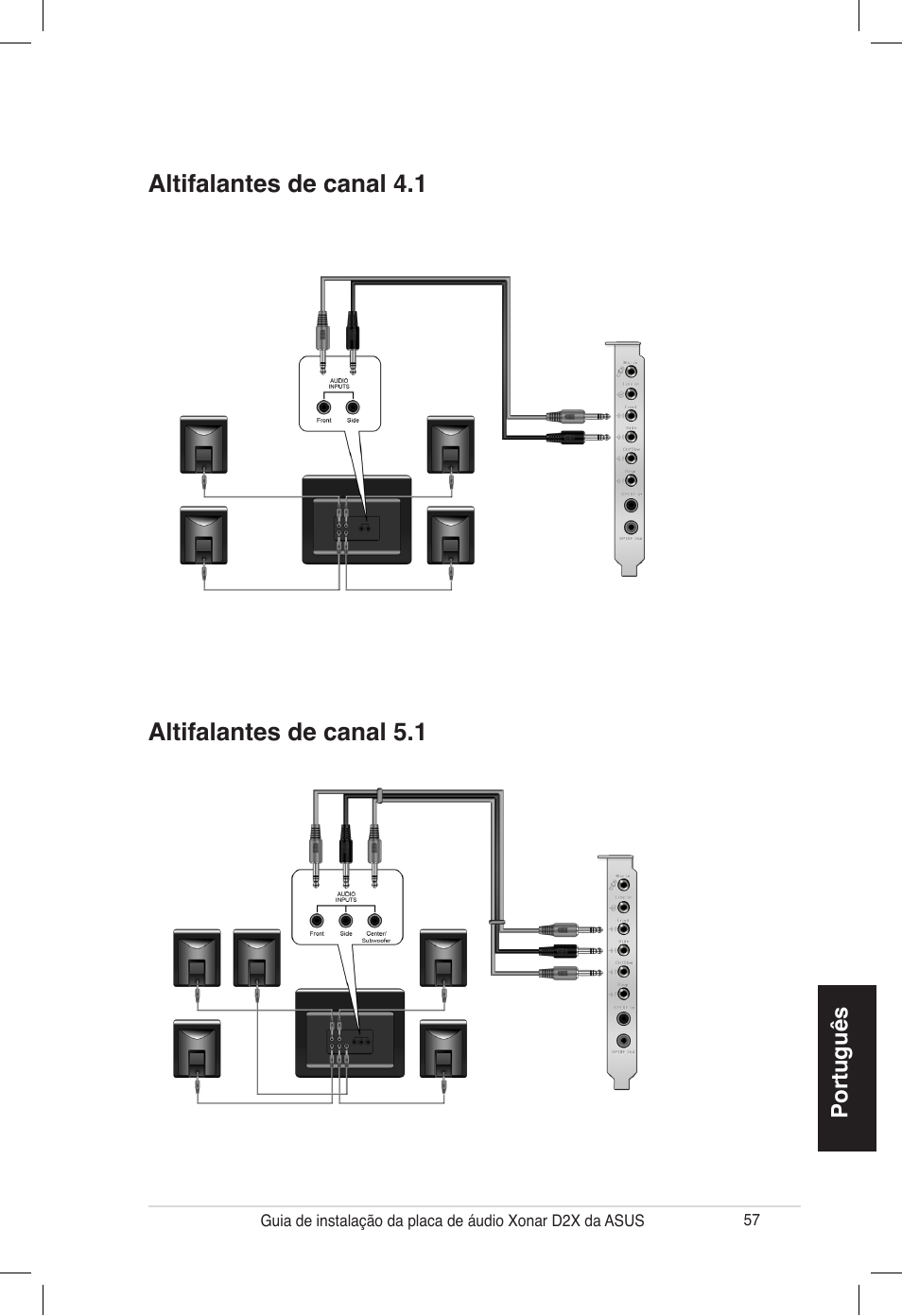 Asus Audio Card Xonar D2X User Manual | Page 57 / 70