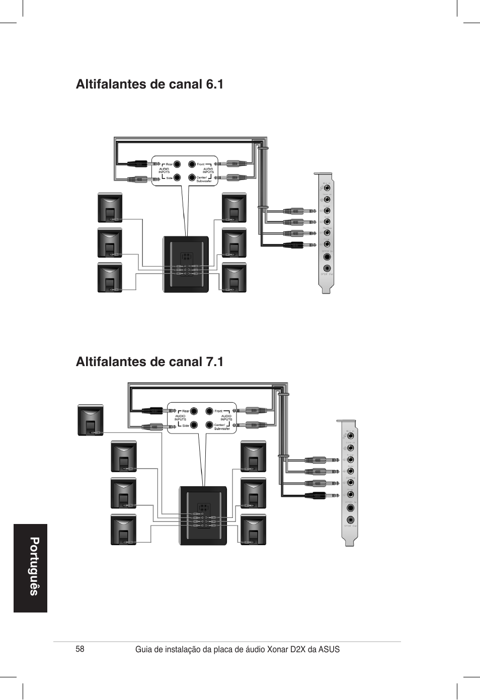 Asus Audio Card Xonar D2X User Manual | Page 58 / 70