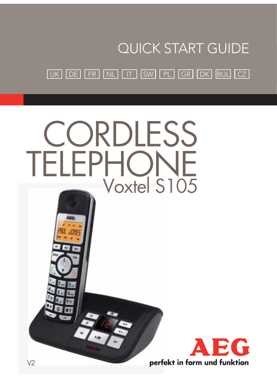 AEG Voxtel S105 User Manual | 268 pages
