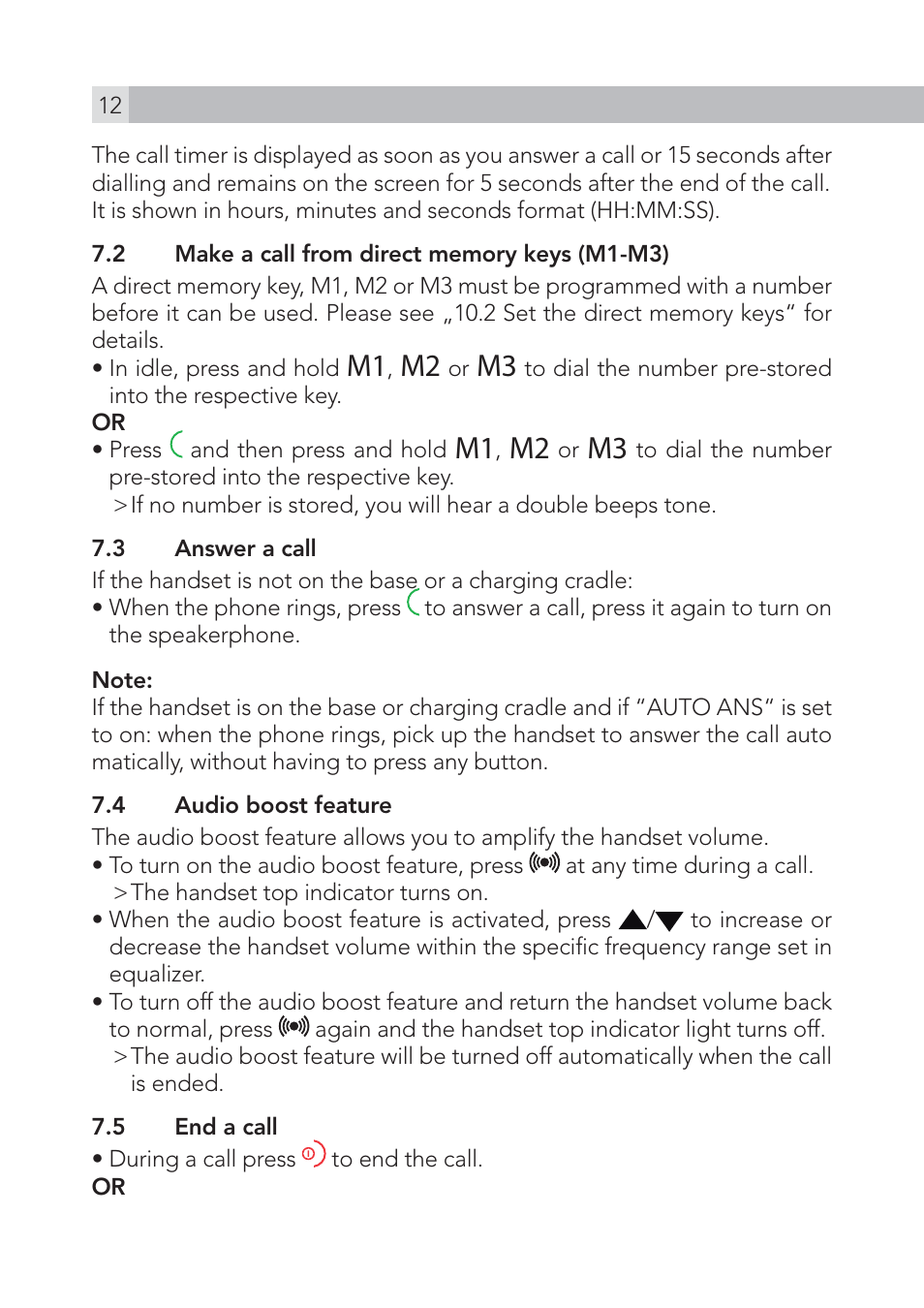 AEG Voxtel S105 User Manual | Page 12 / 268