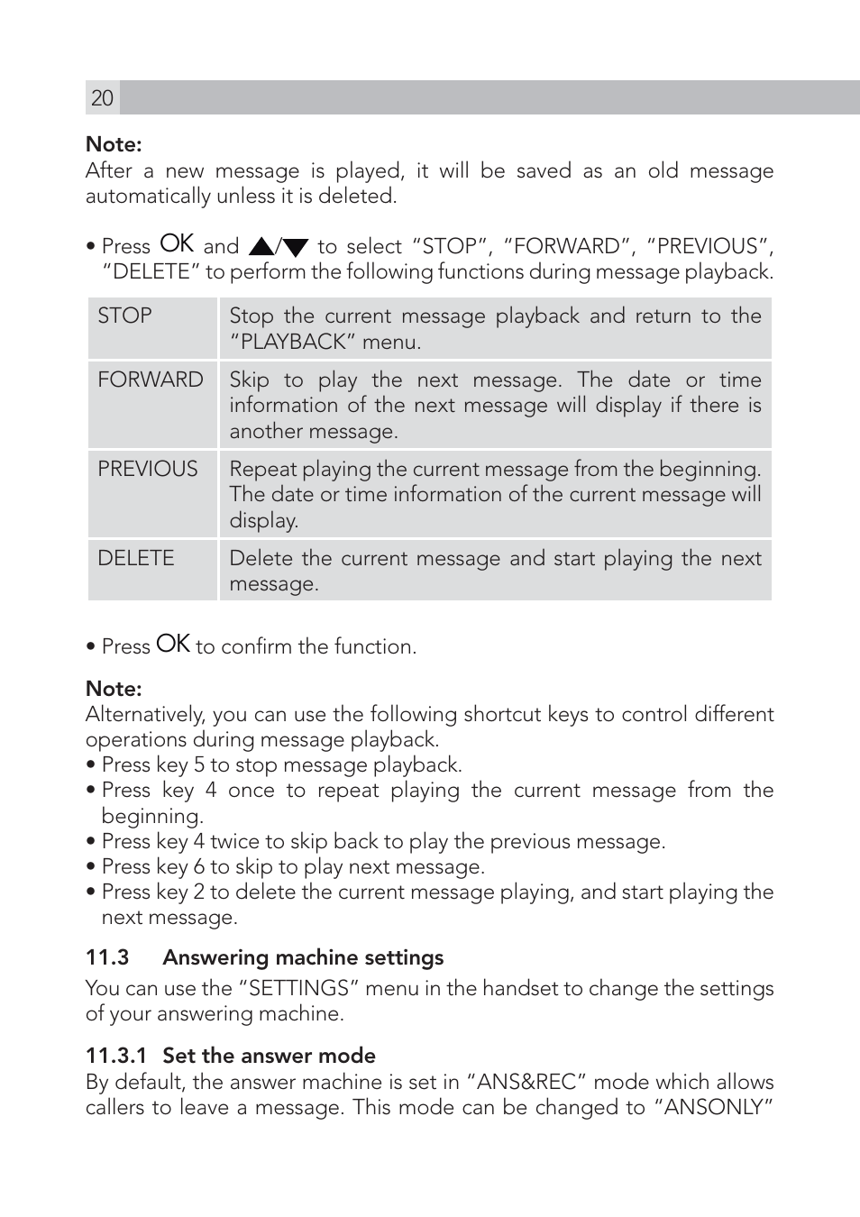 AEG Voxtel S105 User Manual | Page 20 / 268