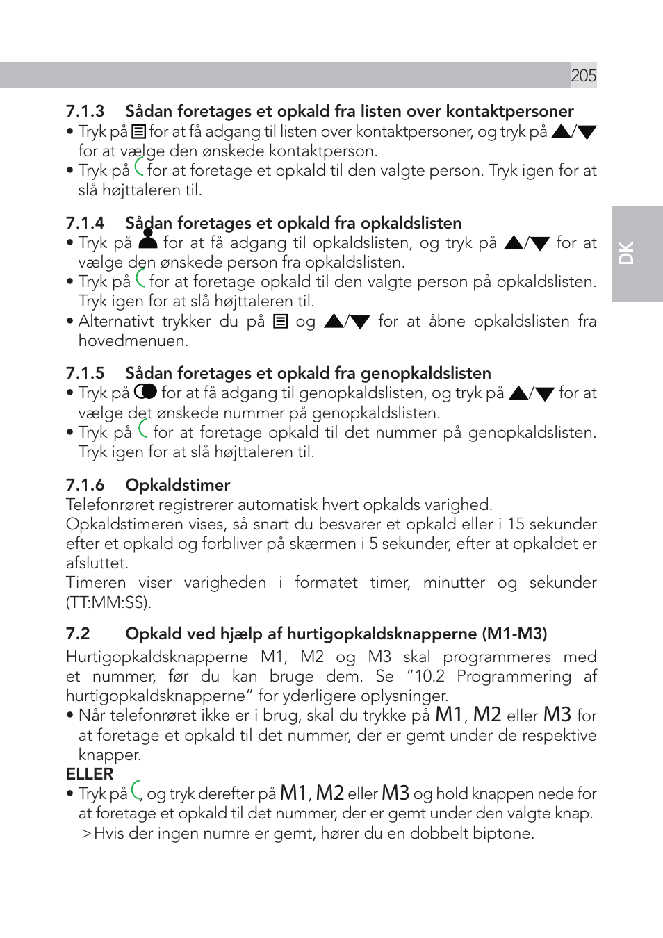 En dk | AEG Voxtel S105 User Manual | Page 205 / 268