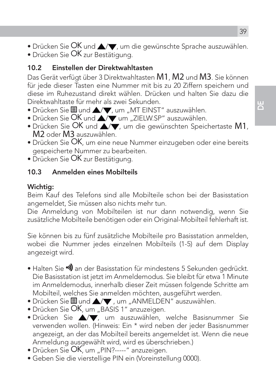 En de | AEG Voxtel S105 User Manual | Page 39 / 268