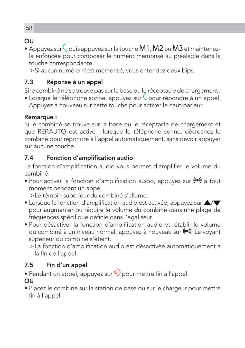 AEG Voxtel S105 User Manual | Page 58 / 268